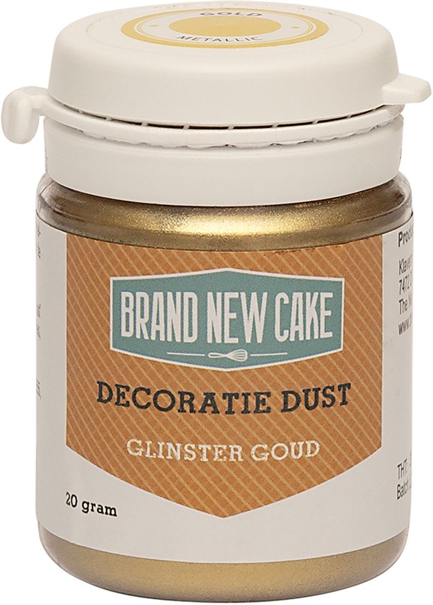 Brand New Cake Decoratie Dust Glinster Goud Gouden Decoratiedust 20 g