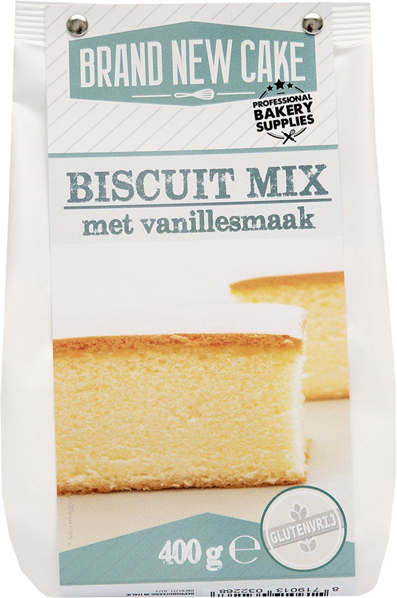 Brand New Cake bakmix Biscuit-mix Glutenvrij 400 g