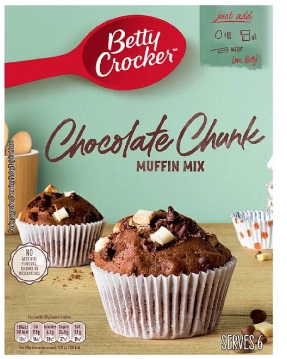 Betty Crocker Chocolate Chunk Muffin Mix 335 g