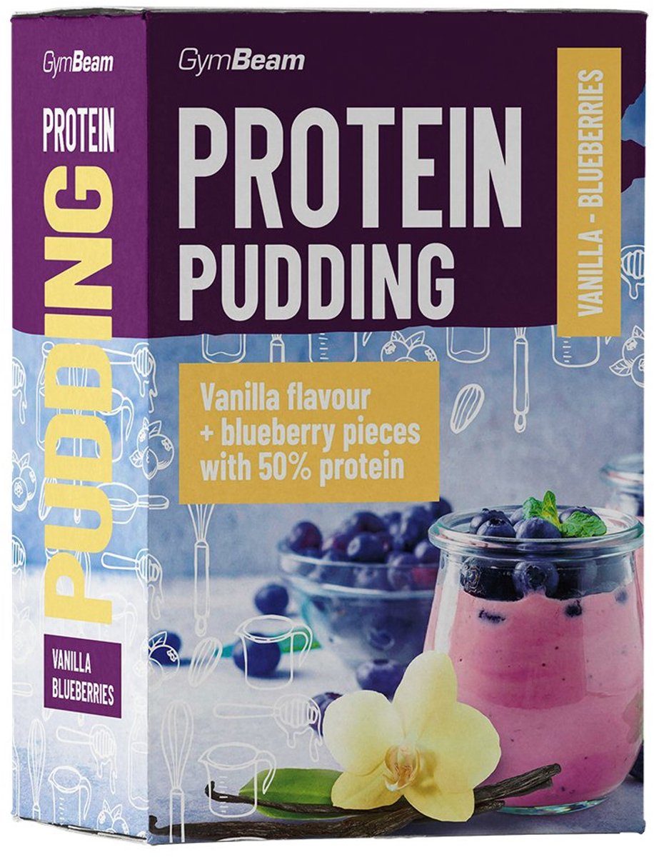 Gymbeam Eiwitpudding vanille bosbessen 500 g
