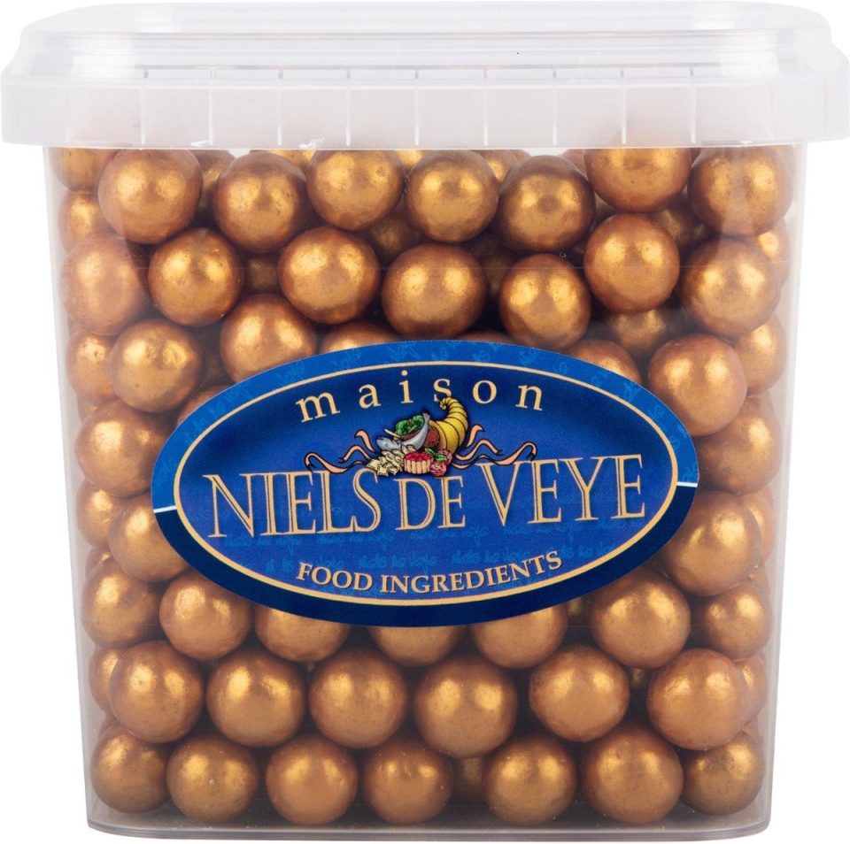 Maison Niels de Veye chocolade Goud parels 500 g