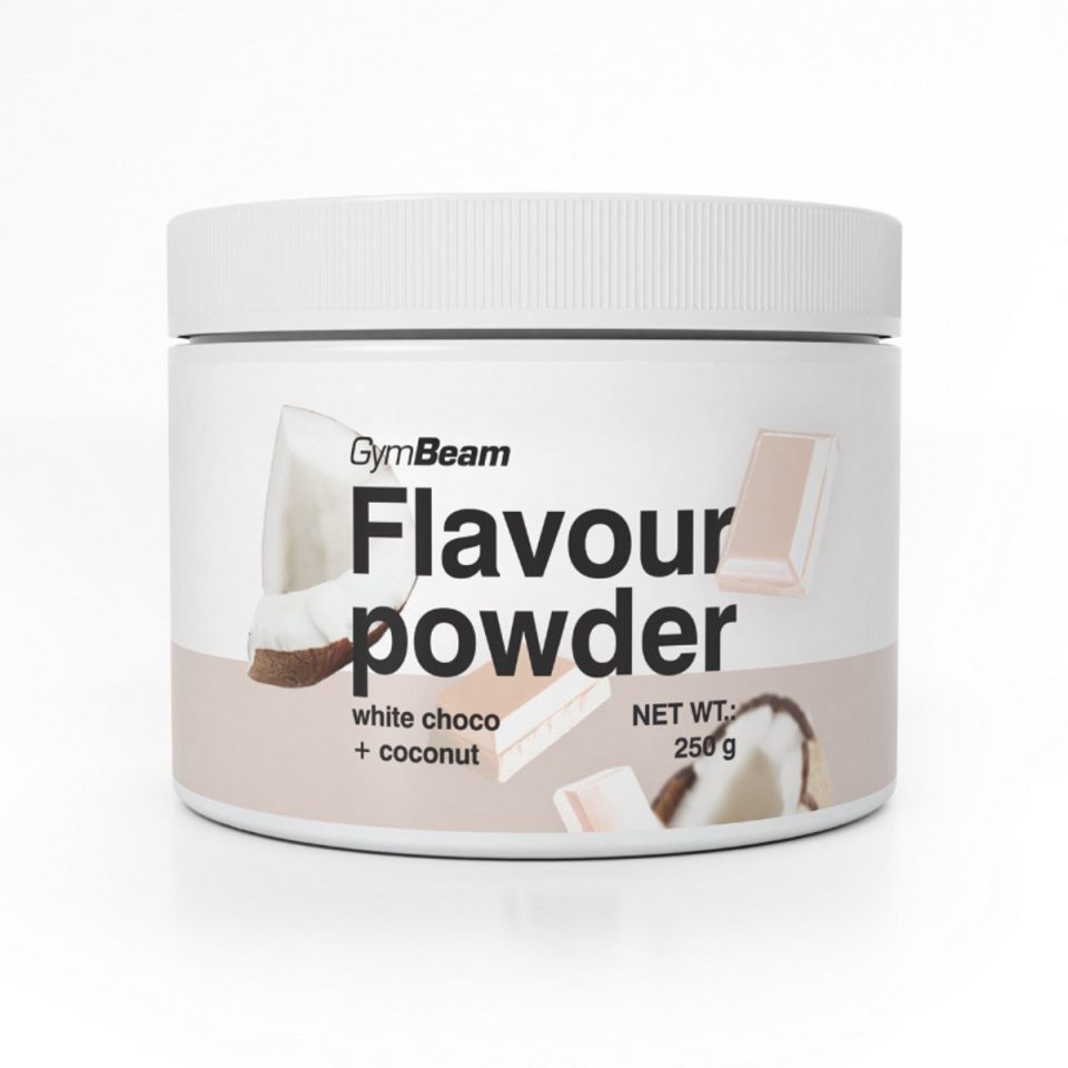 Gymbeam chocolade Smaakpoeder witte kokos 250 g