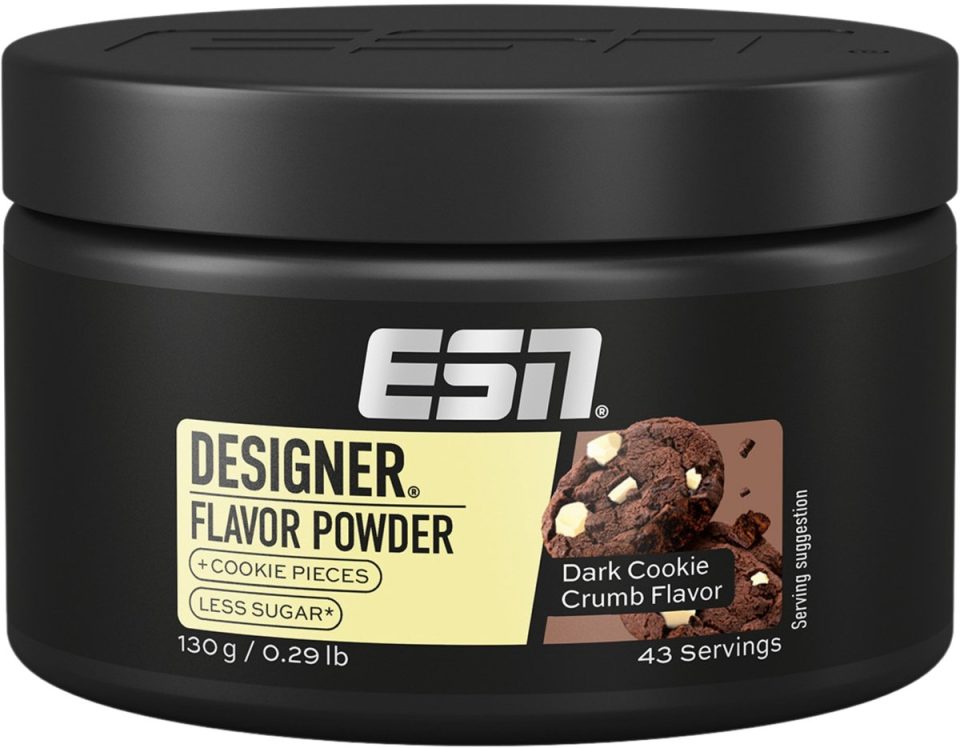 ESN Flavour Powder Dark Cookie Crumb () 130 g