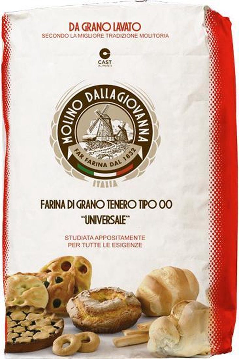 Molino Dallagiovanna bloem Universale Pizza / Brood 1 kg