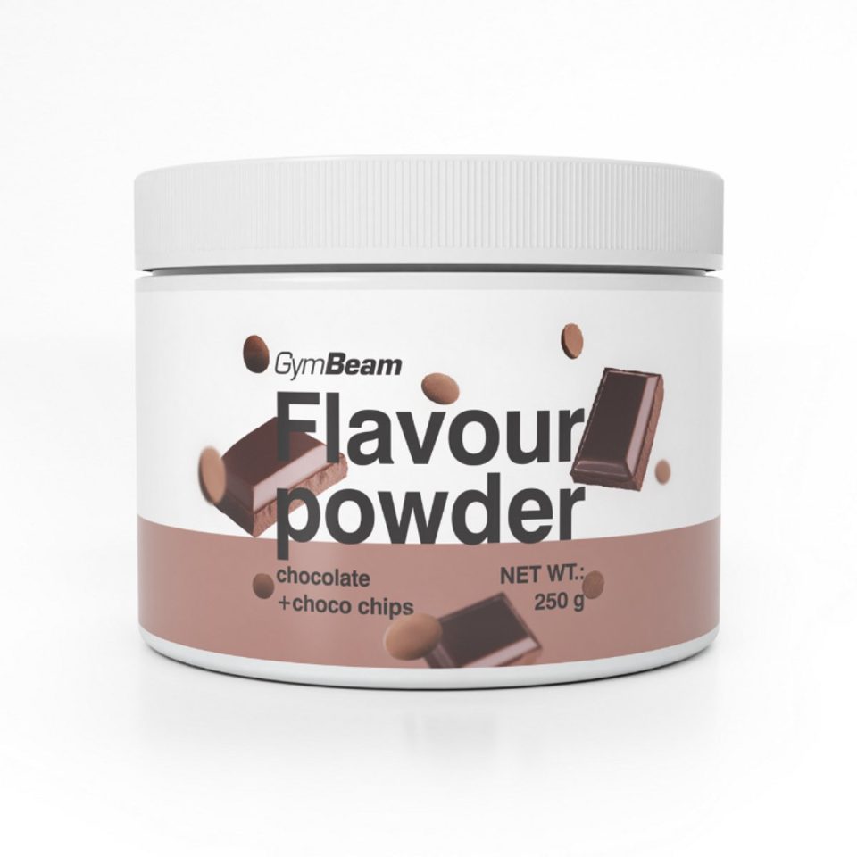 Gymbeam chocolade Smaakpoeder met choco chips 250 g