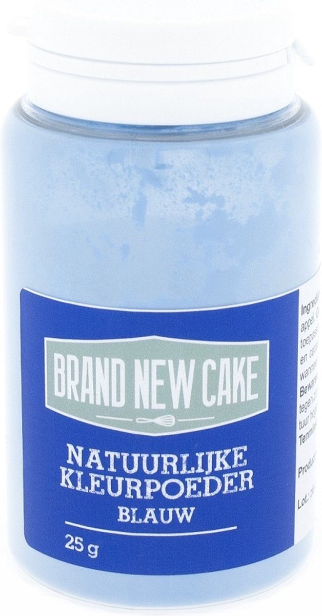 Brand New Cake Natuurlijke Kleurpoeder Blauw 25 g