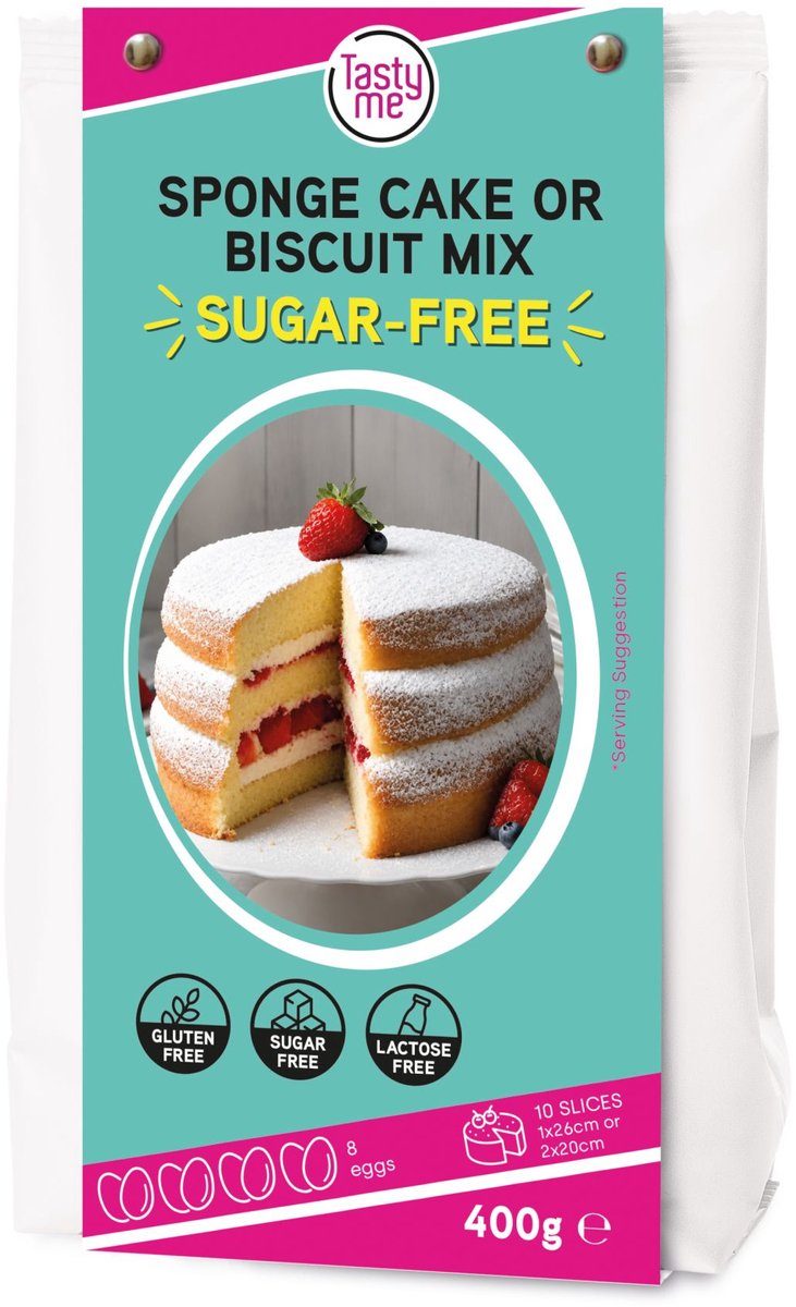 Tasty Me Suikervrije/Glutenvrij en Lactosevrije 400 g