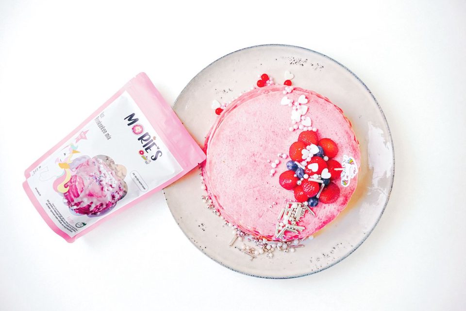 Morie's Pastries Roze Unicorn Pannenkoeken & Poffertjes Mix 2-pack 500 g