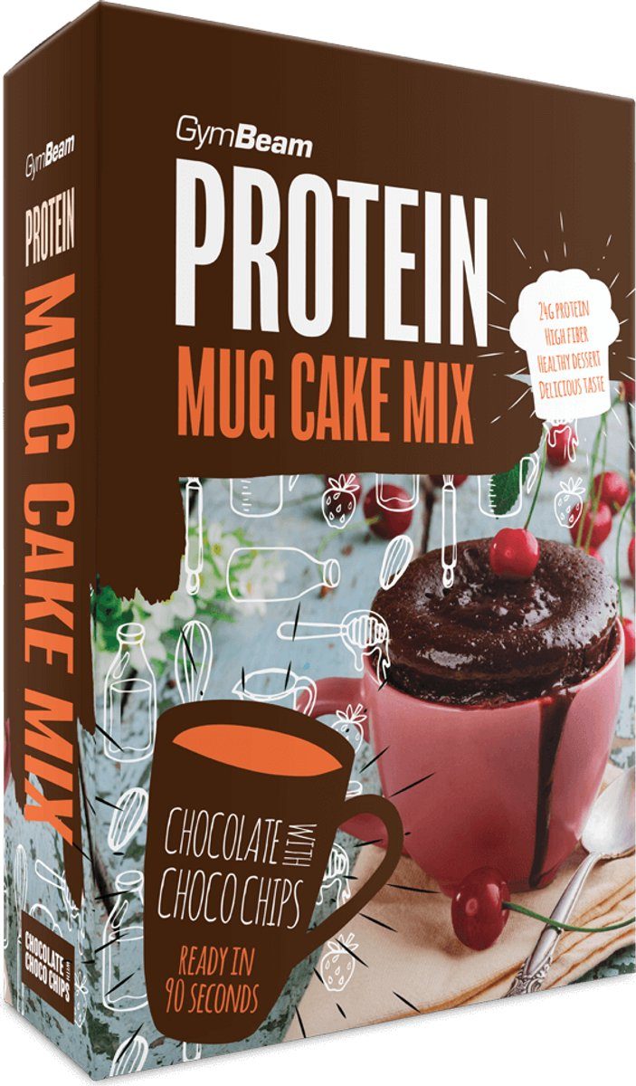 Gymbeam chocolade Proteïne Mug Cake Mix 500 g