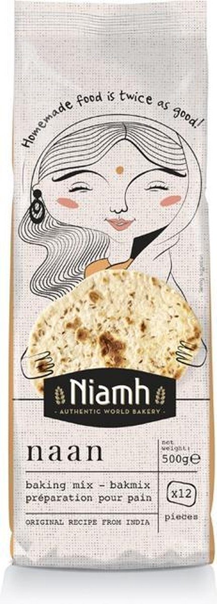 Niamh bakmix voor Naan 500 g