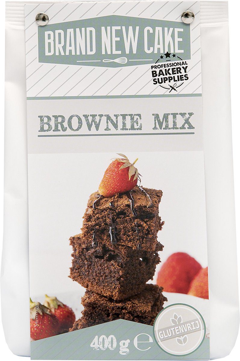 Brand New Cake bakmix Brownie-mix Glutenvrij 400 g