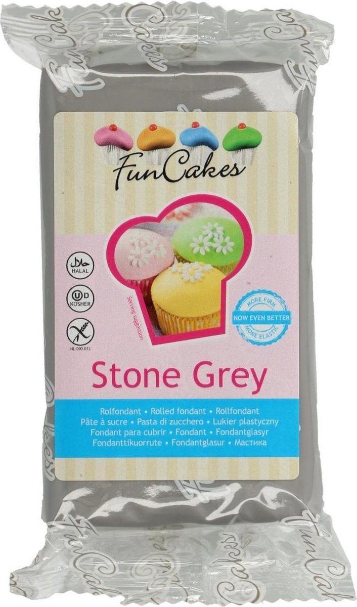 FunCakes rolfondant Grijs 250 g