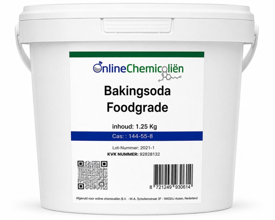 online chemicaliën chemicalien Baking Soda 1,25 kg