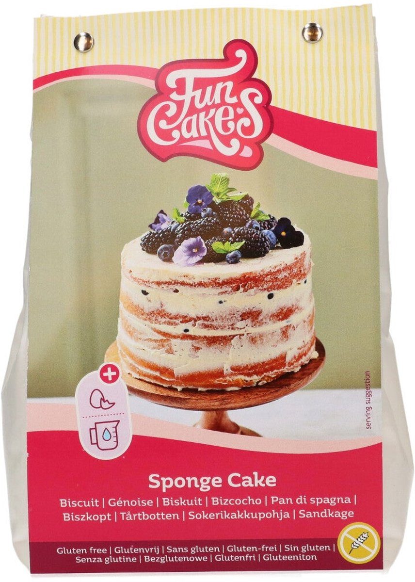 FunCakes Mix voor Biscuit Glutenvrij Bakmix 500 g