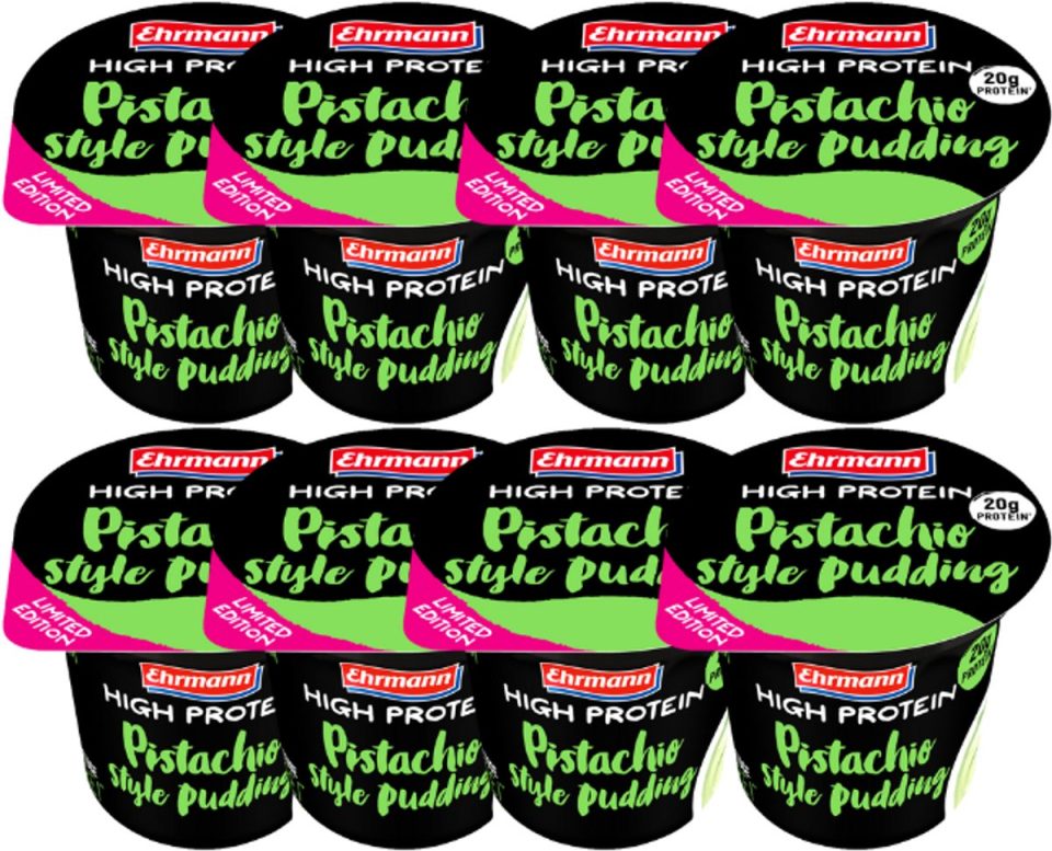 Ehrmann High Protein Pudding Pistache 8 x 200 g