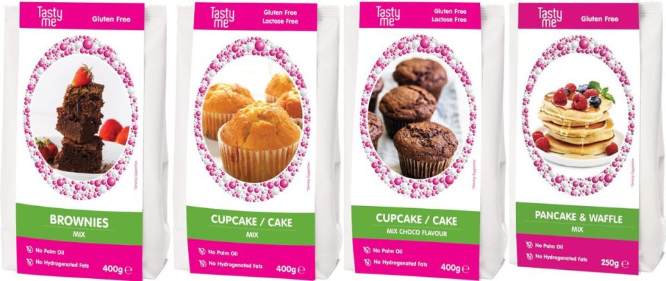 Tasty Me Set van 4 mixen glutenvrij glutenvrij bakken