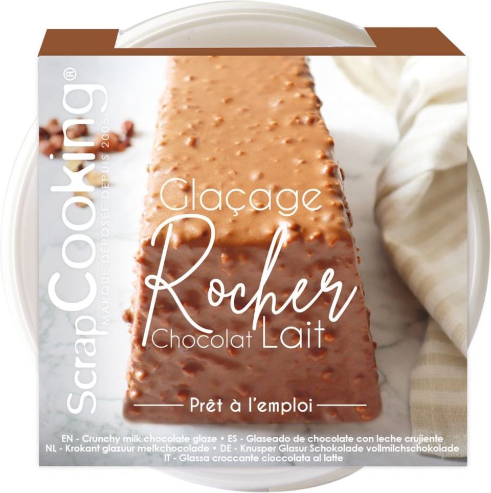 Scrapcooking chocolade Melk Rocher Glaze 400 g