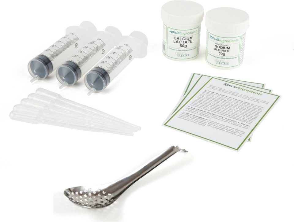 Special Ingredients Ltd. Moleculair Koken Sferificatie ('Spherification') Kit met Moleculaire 2 x 50 g