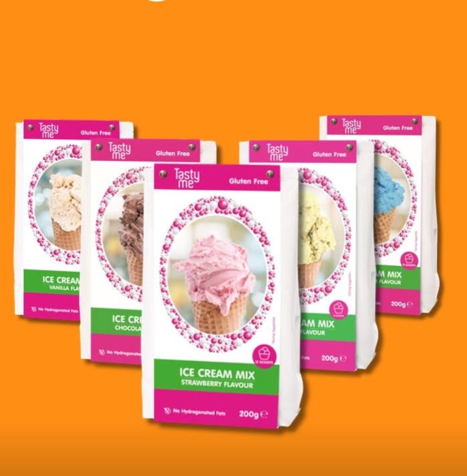 Tasty Me Set van 5 ijsmixen mix voor ijs chocolade