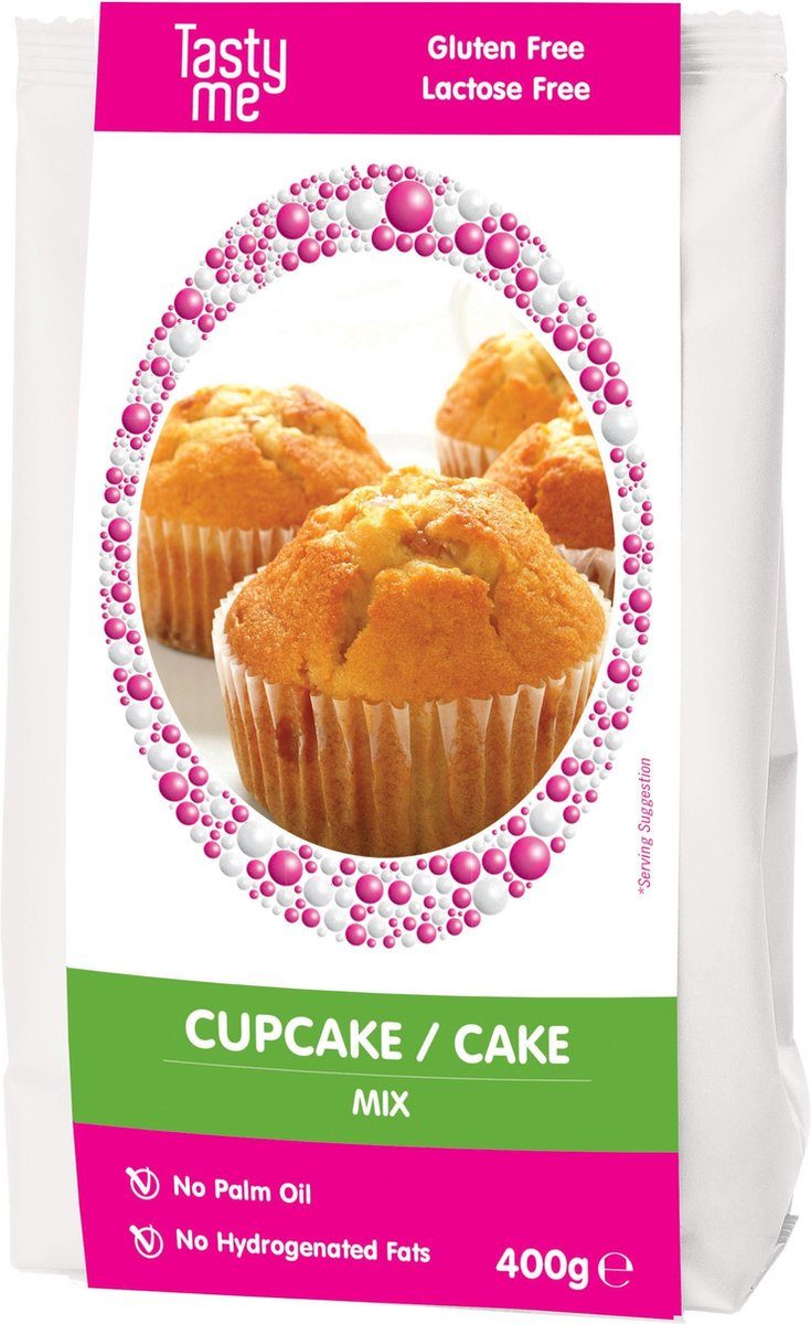 Tasty Me Cupcake cake mix glutenvrij 400 g