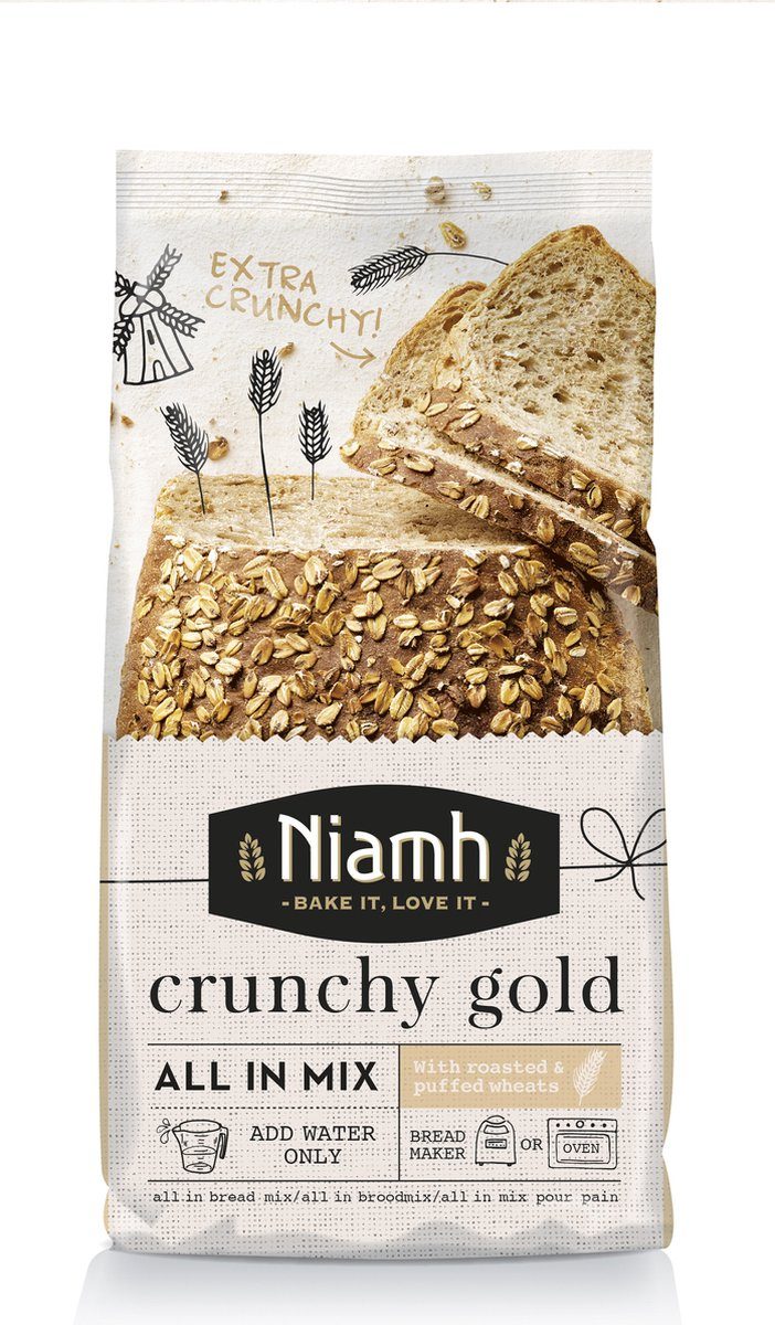 Niamh Crunchy Gold All-in Broodmix 1 kg