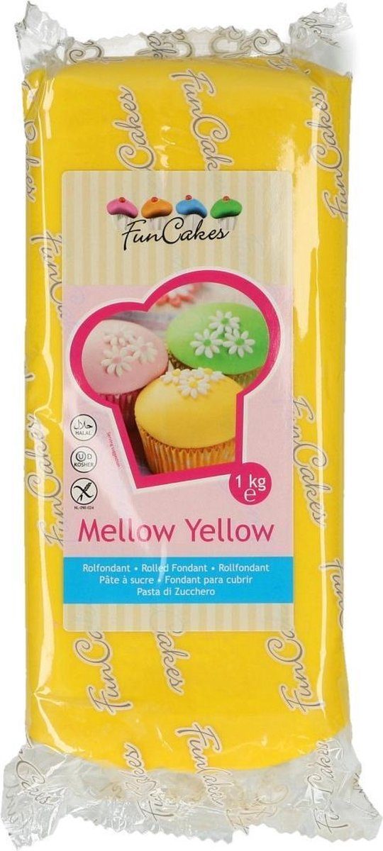 FunCakes rolfondant Geel 1 kg