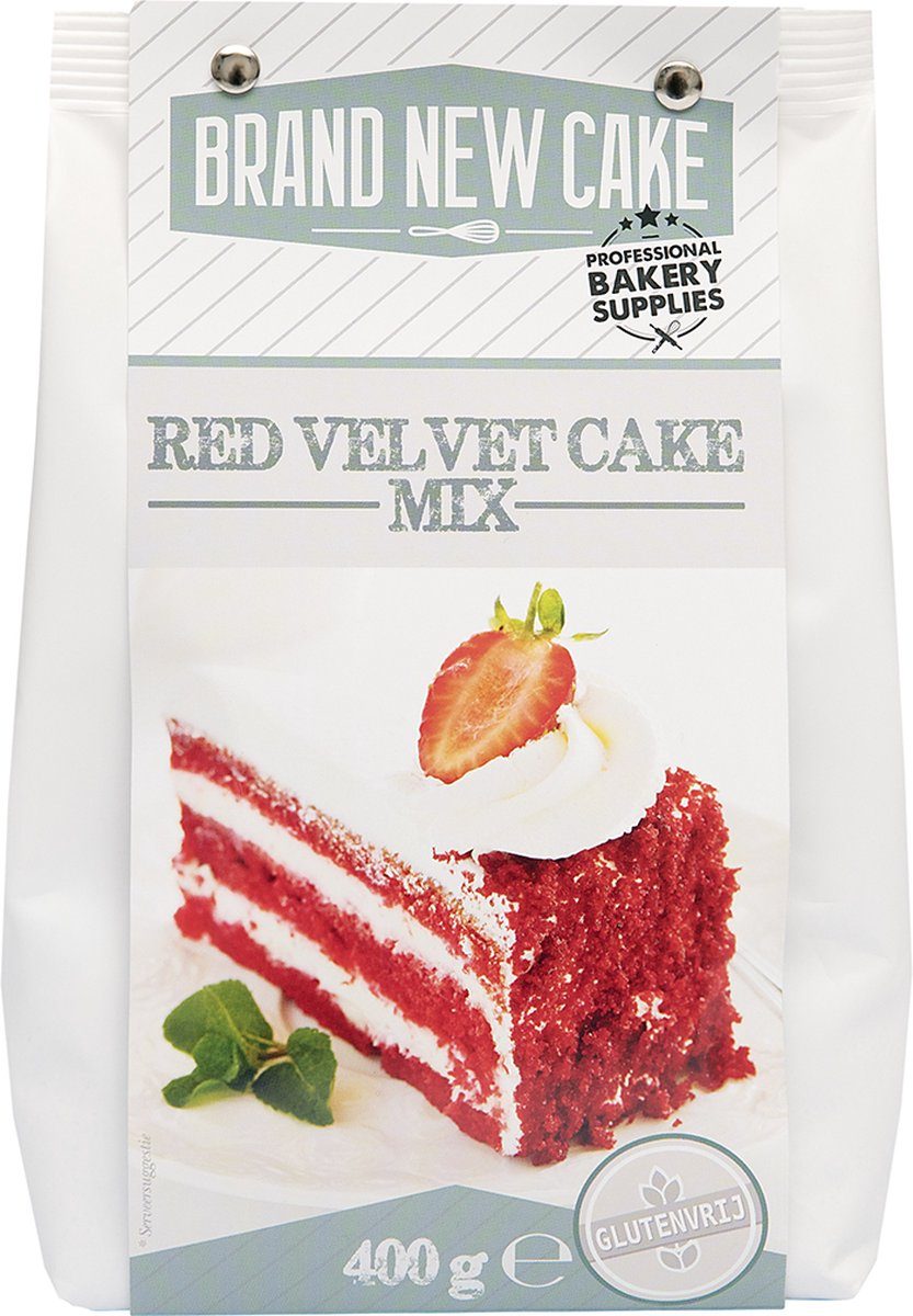 Brand New Cake bakmix Red Velvet Cake-mix Glutenvrij 400 g