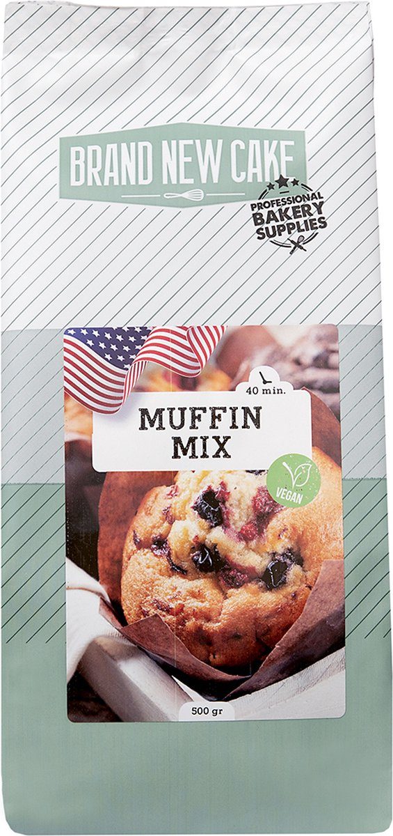 Brand New Cake bakmix Vegan Muffinmix 500 g