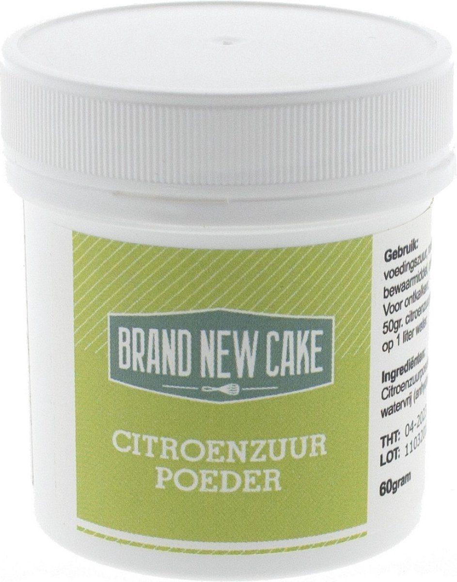 Brand New Cake Citroenzuur Poeder 60 g