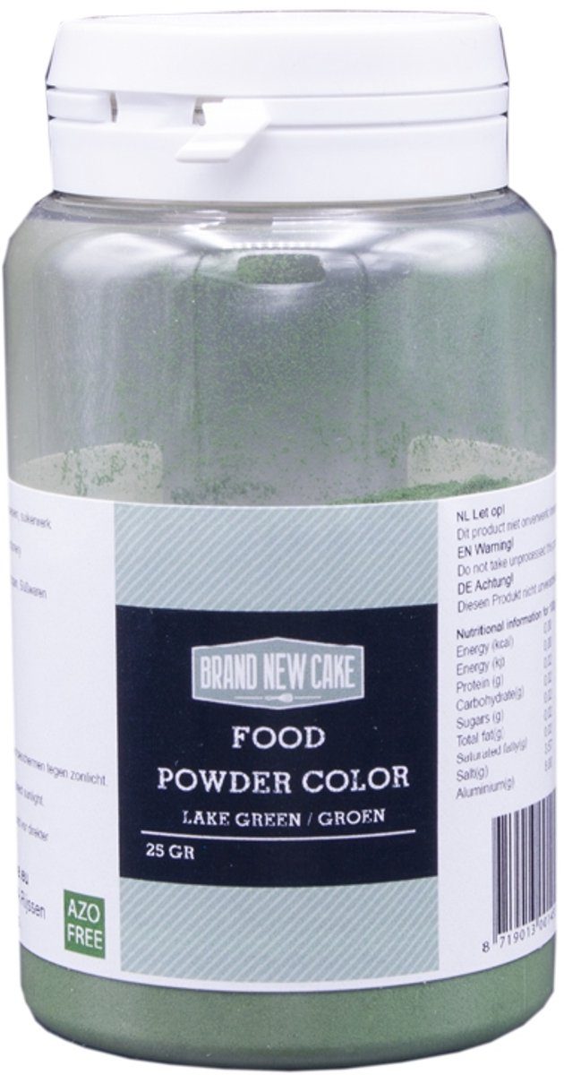 Brand New Cake Kleurpoeder Groen 25 g