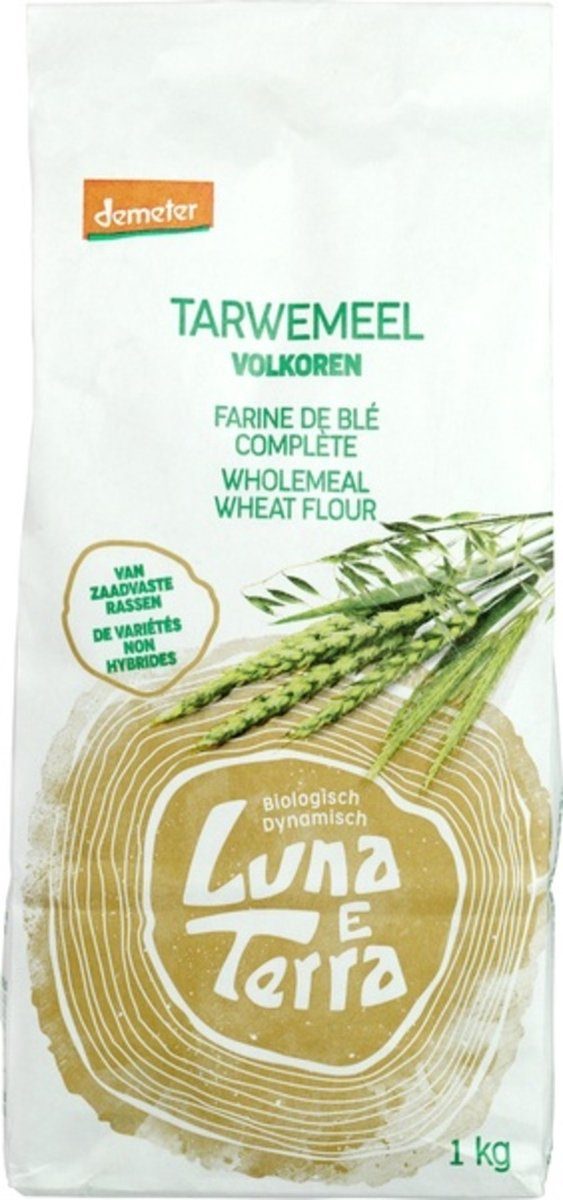 Luna E terra Tarwemeel volkoren demeter bio 1 kg