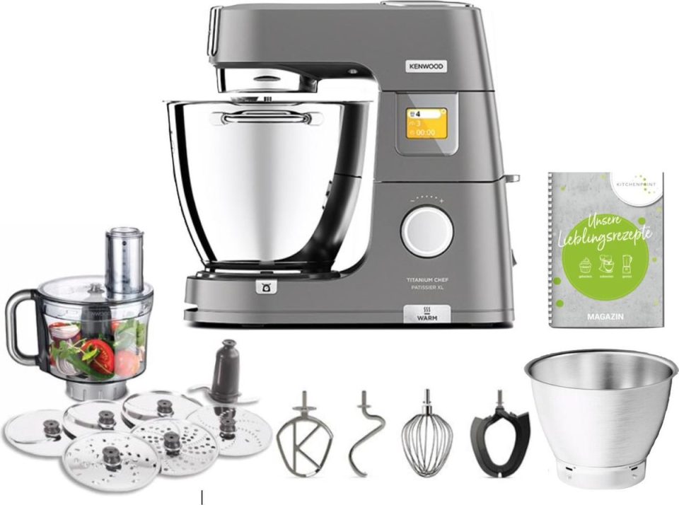 Kenwood keukenmachine Titamium Chef Patissier XL kwl90.594si Zilver
