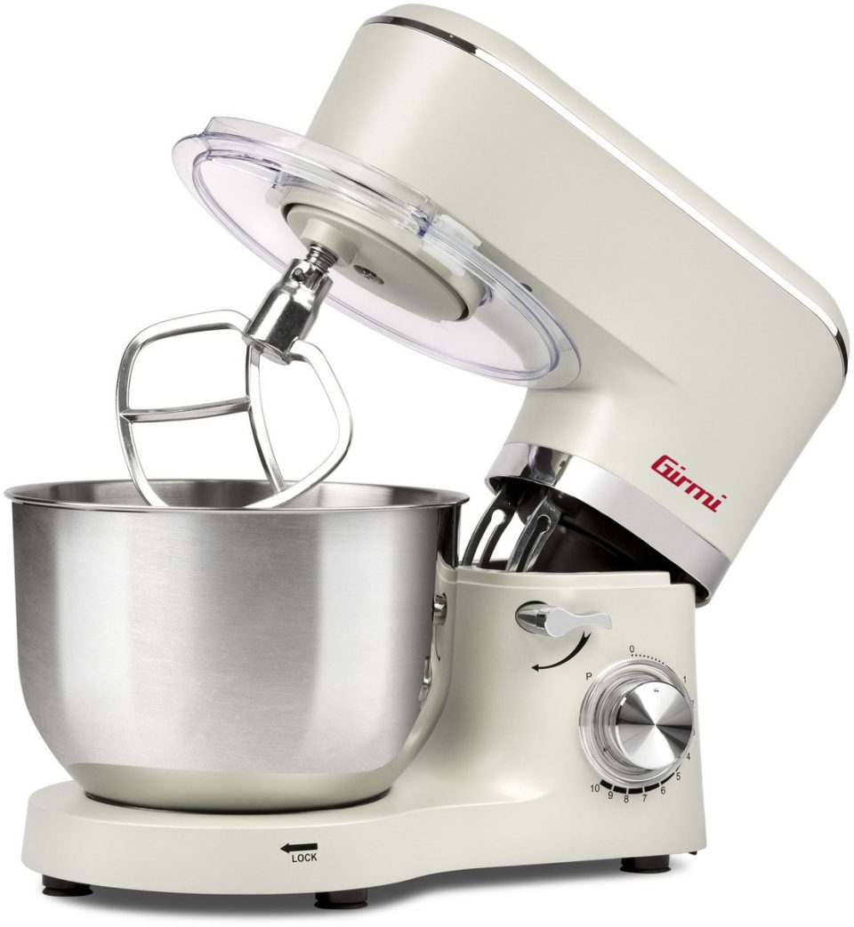 Girmi IM47 Staande mixer 1300 W Beige, Roestvrijstaal