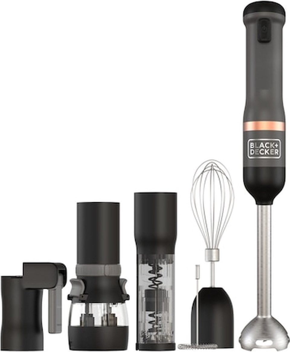 Black+Decker handmixer Black & Decker Bckm1016Ksg-Qw mixer Grijs