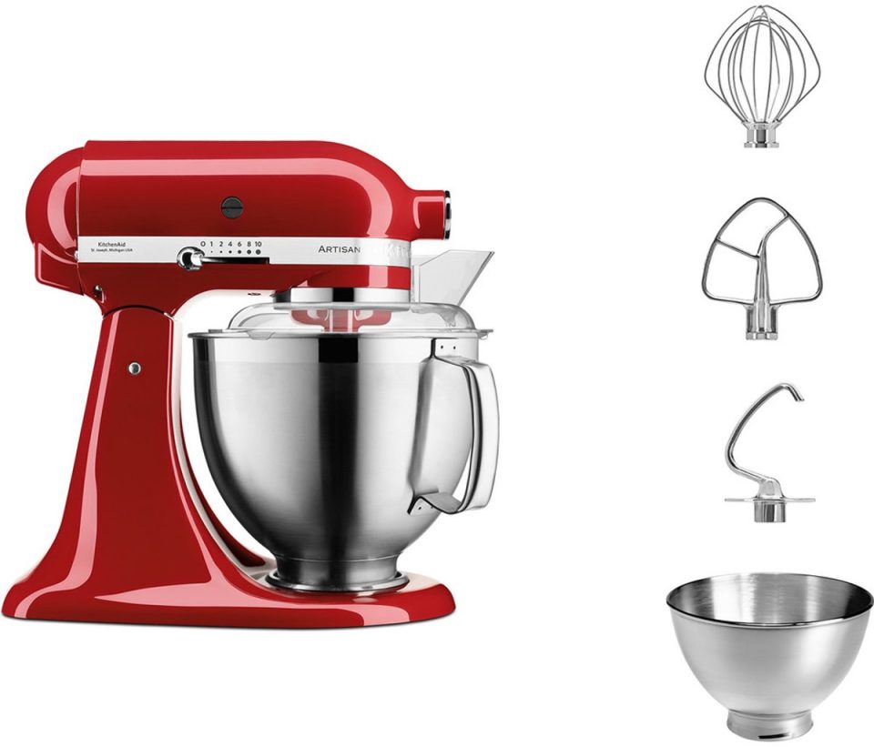 KitchenAid keukenmachine Artisan 5ksm185pseer 4,8 l
