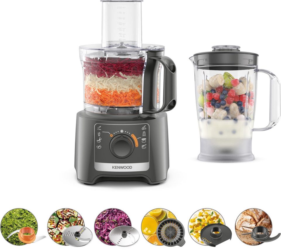 Kenwood keukenmachine MultiPro Compact fdp31.360gy 800 W 2,1 l