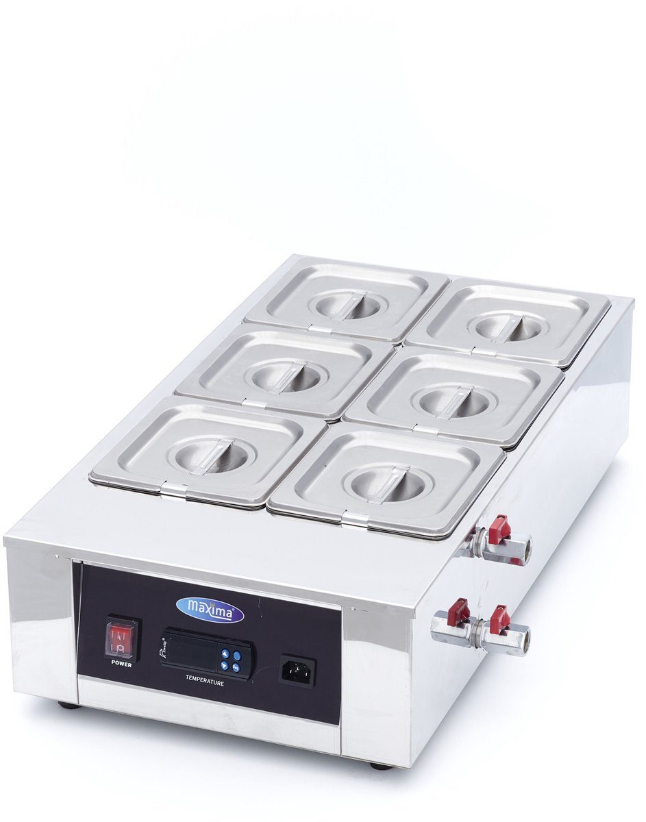 Maxima Chocoladesmelter 6 x 1/6 GN 10 cm