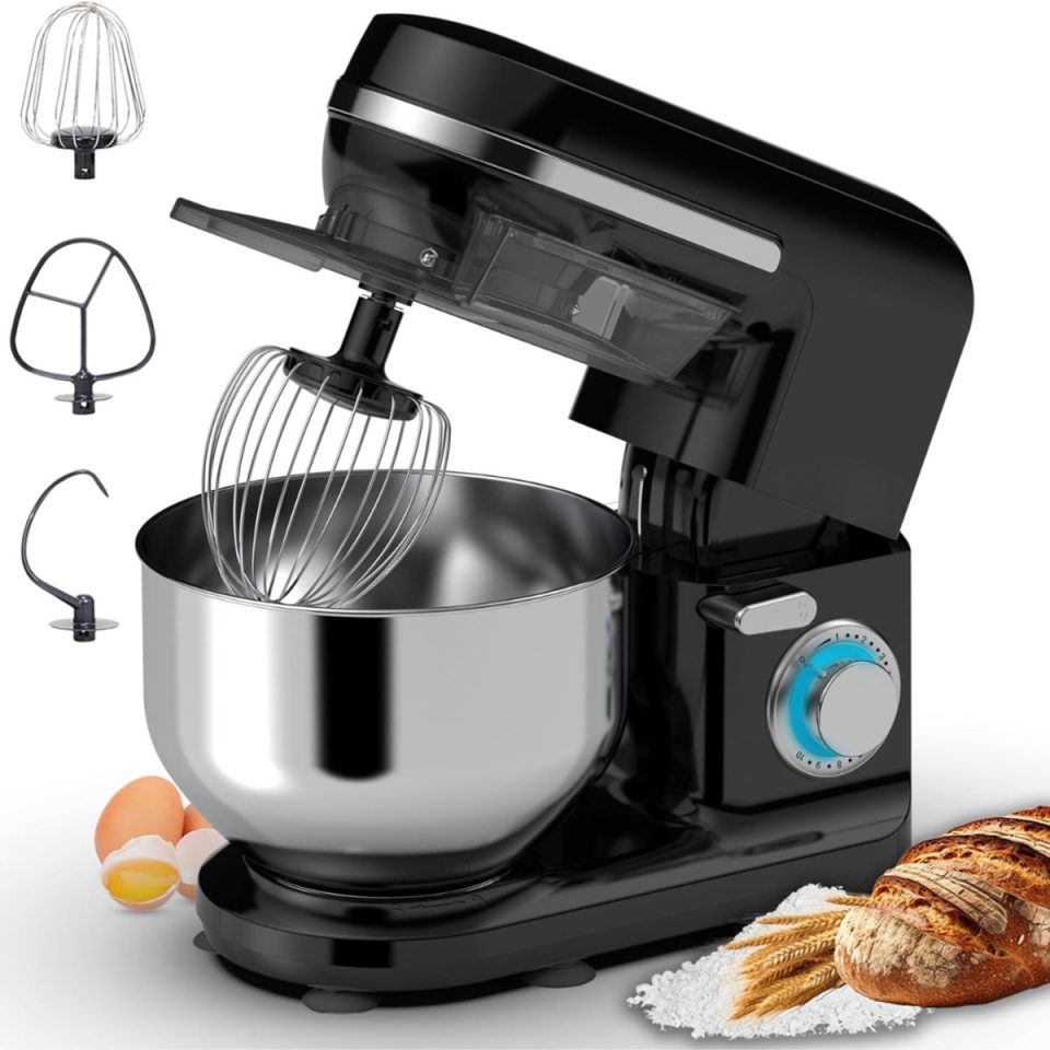 aura Mixer met mengkom Zwart 37 cm 24 cm