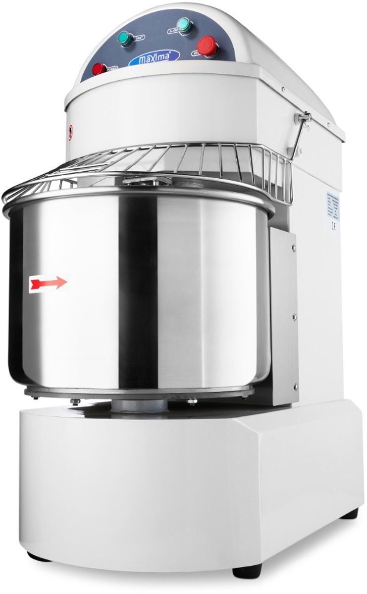 Maxima Spiraalkneder Deeg 2 Snelheden 400V 60 l 38 kg