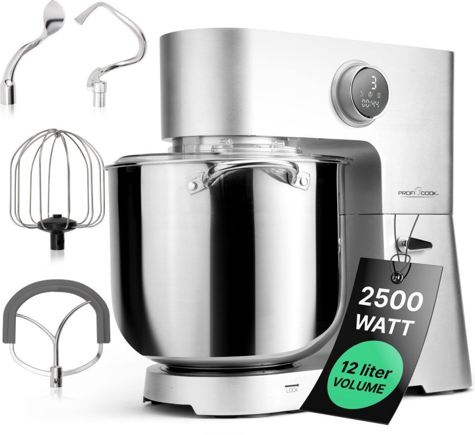 ProfiCook keukenmachine KM 1254 XXL 12 l 8 kg