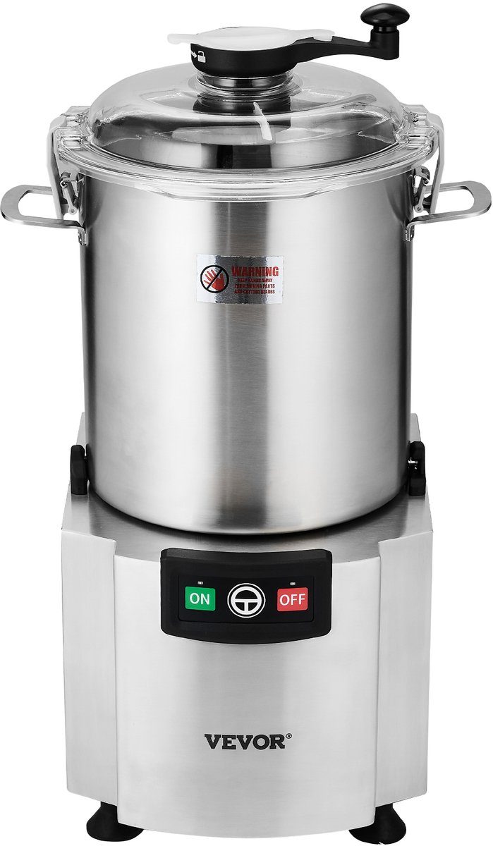 Vevor keukenmachine Groentesnijder Groentehakselaar RVS Multi 18 l