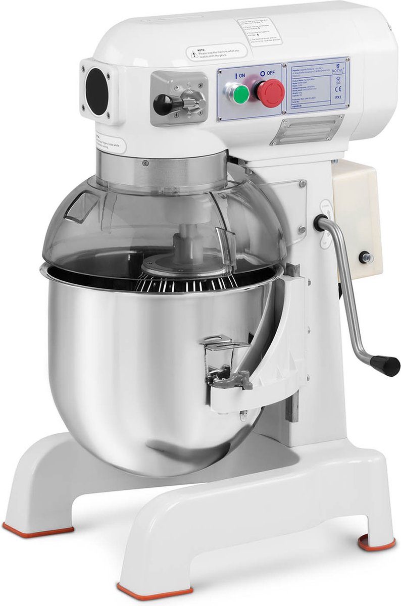 Royal Catering Deegkneedmachine 700 W Verlaagbare kom 20 l
