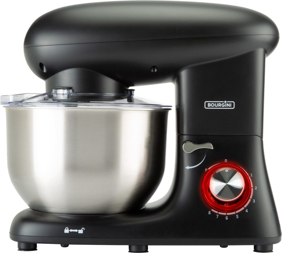 Bourgini keukenmachine Kitchen Chef Plus 1400W Zwart 5,5 l
