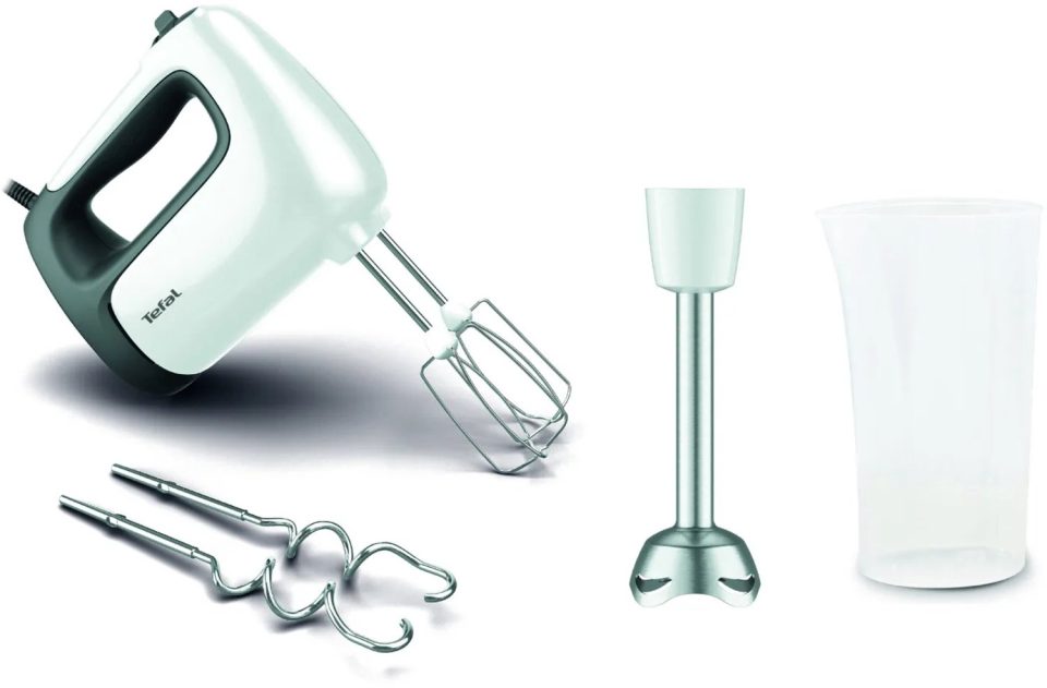 Tefal handmixer Prep'Mix+ HT4621 500W Wit