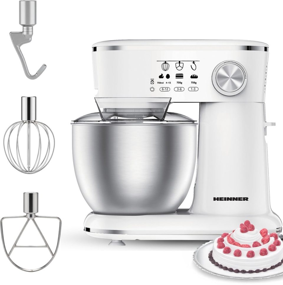 Heinner keukenmachine Mixer 1000 W Wit 5 l