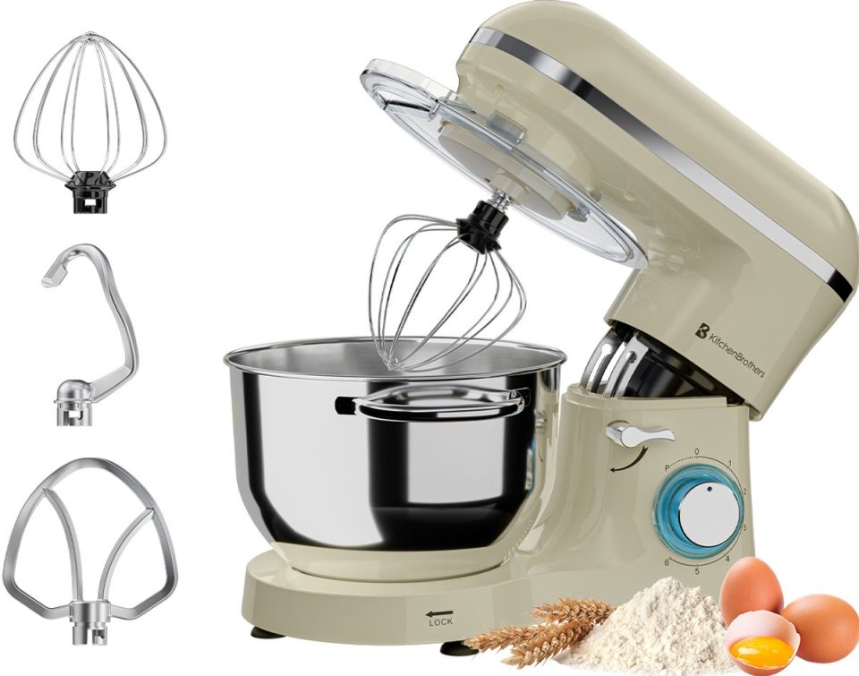 KitchenBrothers keukenmachine 2000W 6,2 l