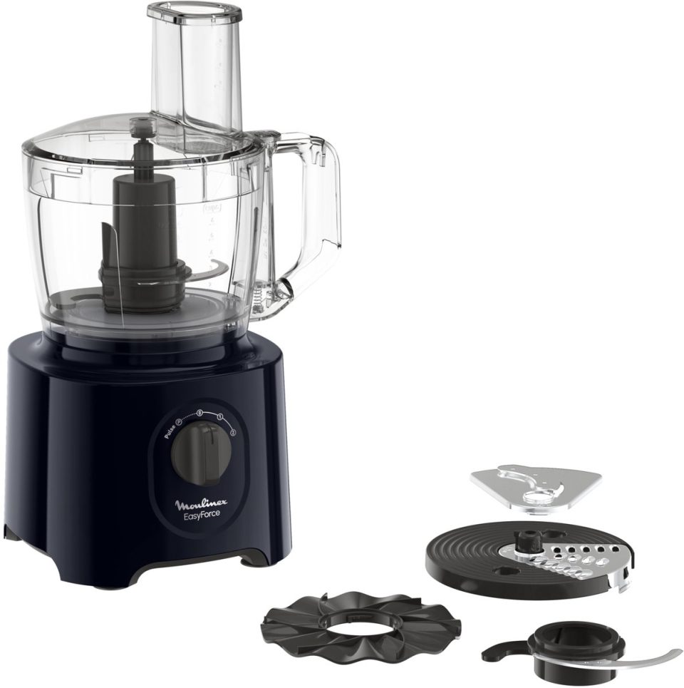 Moulinex keukenmachine FP2428 800 W Zwart, Transparant 2,4 l