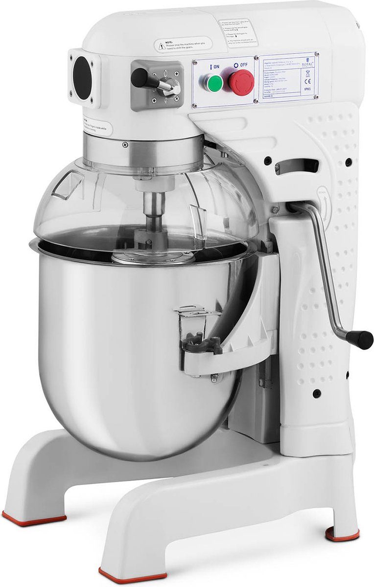 Royal Catering Kneedmachine 1100 W drop-down kom 25 l