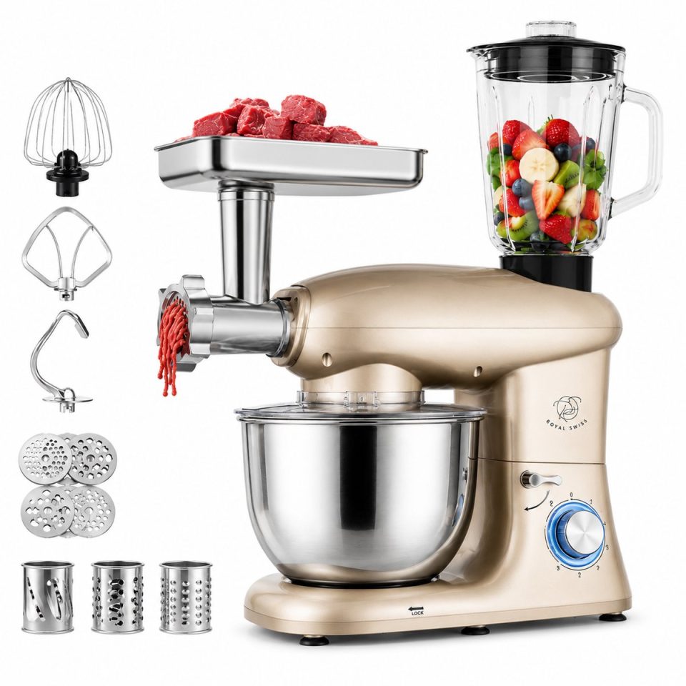Royal Swiss keukenmachine 1400W 6 l