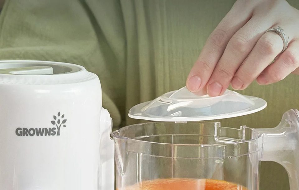 grownsy Babyvoedingsbereider met stoommand